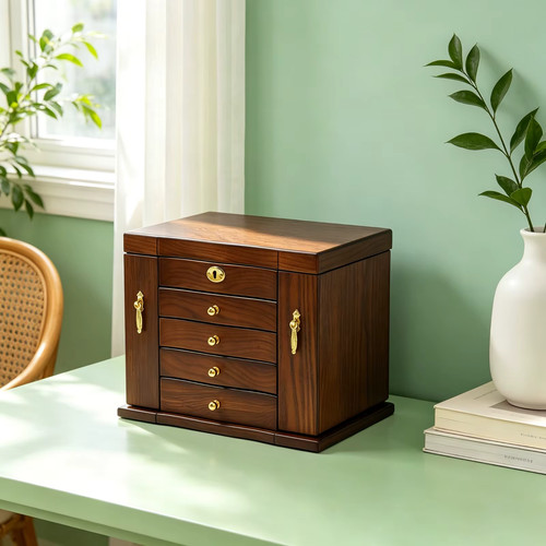 Portagioie legno marrone - in,