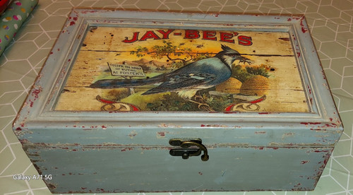 Scatola legno vintage