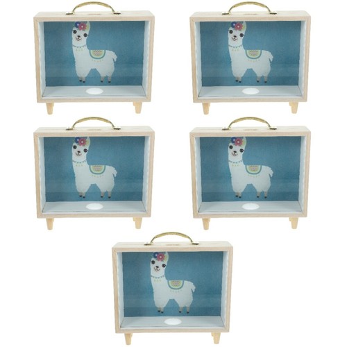 Scatola regalo legno blu - scatola,