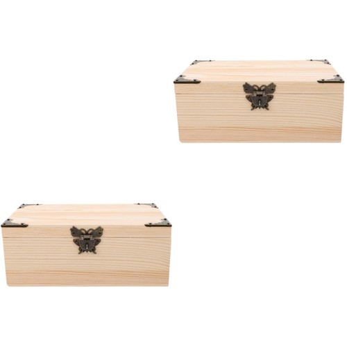 Scatola legno giallo chiaro - scatola,
