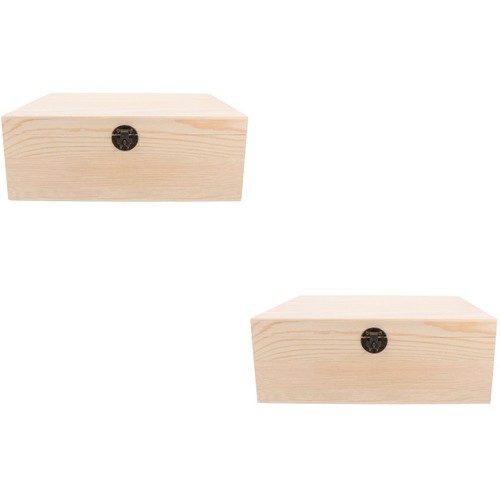2pz scatole legno - 2pz, in