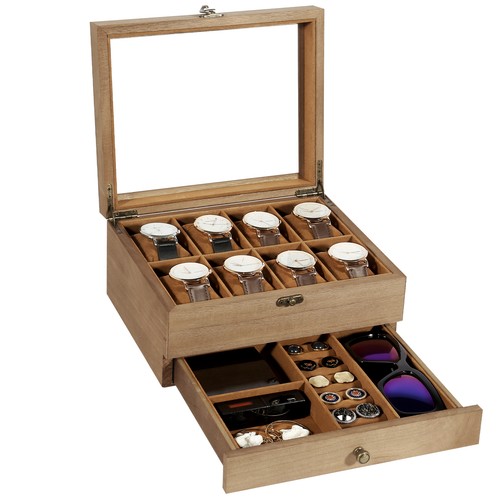 Uten scatola orologio legno - uten,