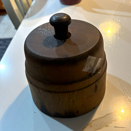 Portagioie rotondo legno - portagioie, in