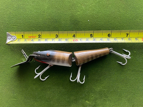 Vintage creek chub - vintage, legno