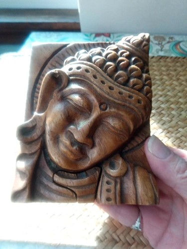 Scatola puzzle buddha legno - scatola,