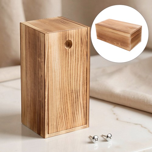 Pezzi scatola legno - 3, in