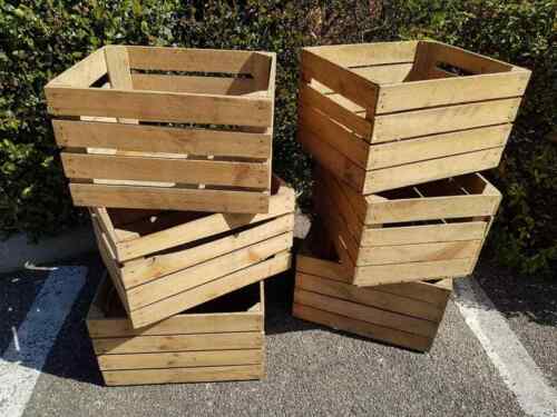 Cassette legno portaoggetti - legno,