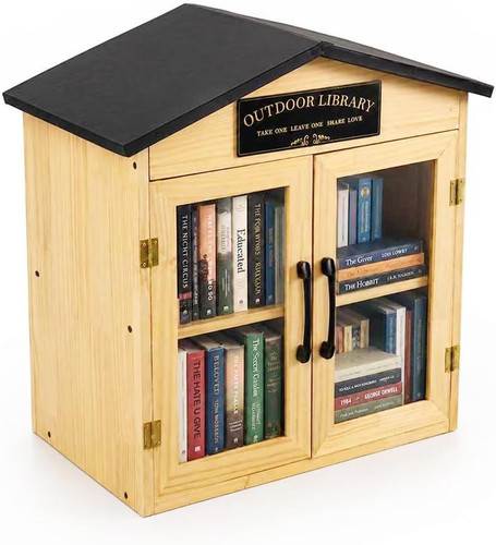 Outdoor little library box - little,