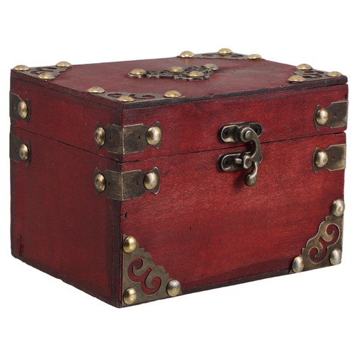 Portagioie legno rosso con - portagioie,