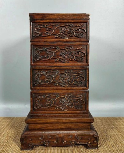 Antica scatola cinese legno - cinese,