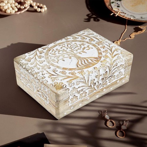 Portagioie legno intagliato - legno,