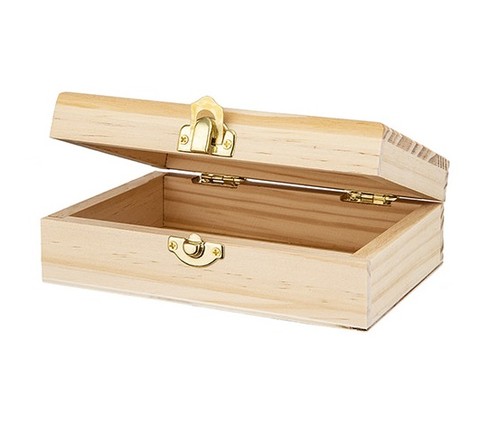 Scatola legno non rifinita - in,