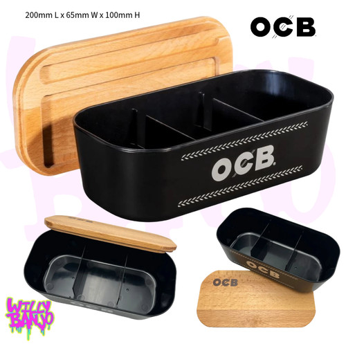 Ocb rolling box with bamboo - ocb,