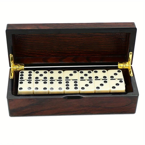 Set domino legno 28pz doppio - legno,