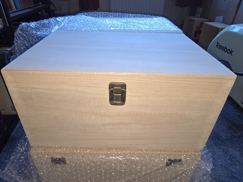 Scatola legno naturale - in,